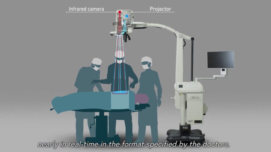 Panasonic projetor imagens cirurgias